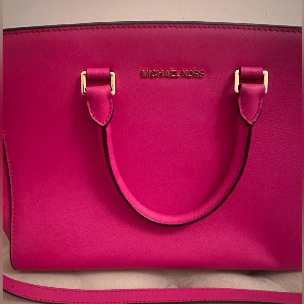 Michael Kors Pink Satchel - Picture 5 of 6